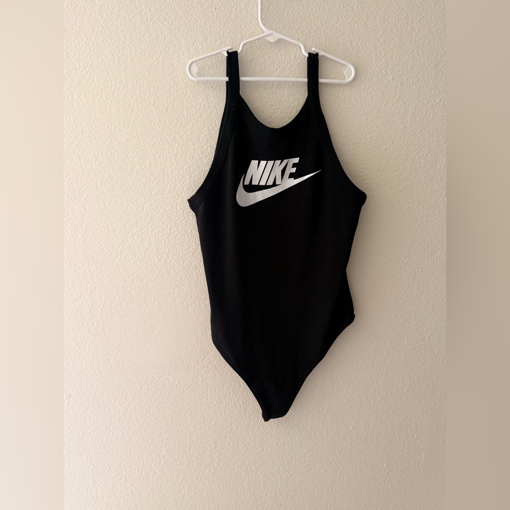 Nike Black and White Logo Bodysuit